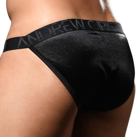 Andrew Christian Slip Tanga Almost Naked Onyx Noir