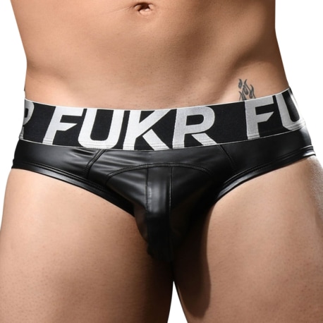 Andrew Christian Almost Naked FUKR Stud Briefs - Black