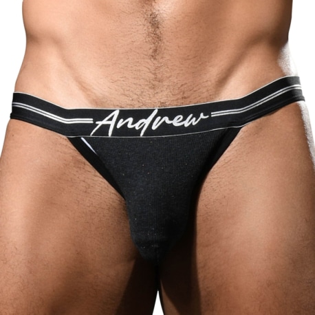 Andrew Christian Almost Naked Glampground Snap Briefs - Charcoal