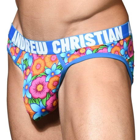 Andrew Christian Almost Naked Abundant Floral Briefs