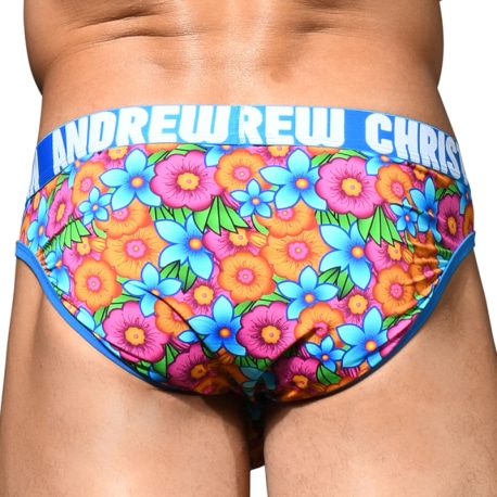 Andrew Christian Almost Naked Abundant Floral Briefs