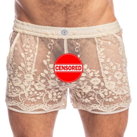 L'Homme invisible Le Ballet Lounge Shorts - Cream