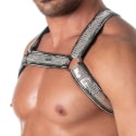 TOF Paris Glitter Bulldog Harness - Silver