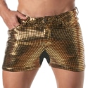 TOF Paris Short 5 Poches Glitter Or