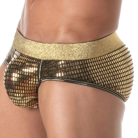 TOF Paris Glitter Briefs - Gold