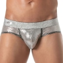 TOF Paris Glitter Briefs - Silver