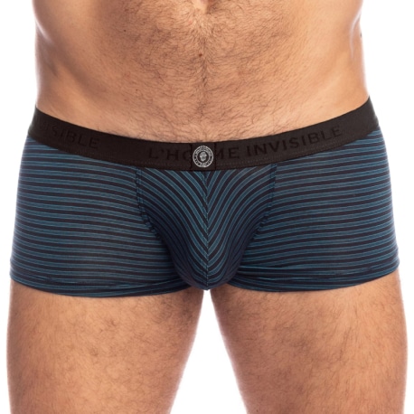 L'Homme invisible Blue Glow Hipster Push-Up Trunks