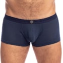 L'Homme invisible Soft Touch Hipster Push-Up Trunks - Navy