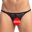 L'Homme invisible Black Magic Striptease Thong - Black