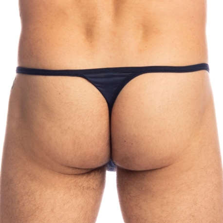 L'Homme invisible Soft Touch Striptease Thong - Navy