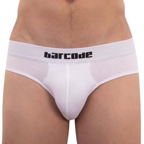 Barcode Costas Cotton Briefs - White