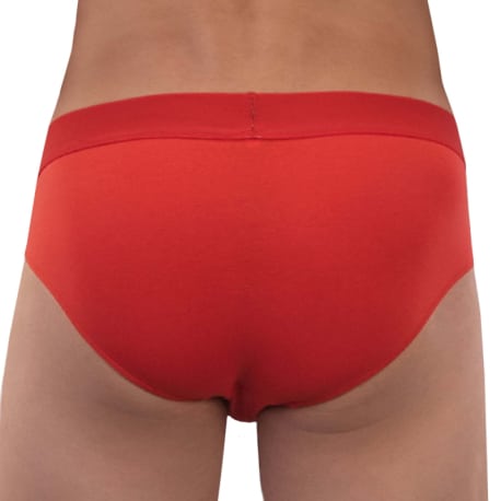 Barcode Costas Cotton Briefs - Red