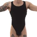 Barcode Assi Thong Bodysuit - Black