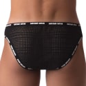 Barcode Ibo Mesh Briefs - Black