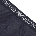 Emporio Armani Indigo Jacquard Briefs - Blue