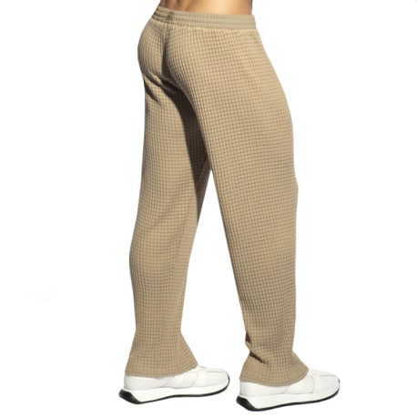 ES Collection Checkmate Pants - Beige