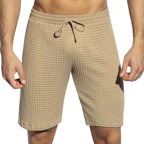 ES Collection Checkmate Shorts - Beige