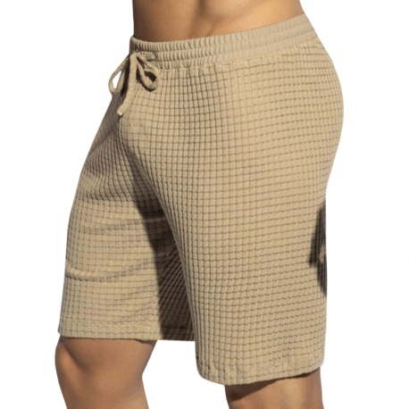 ES Collection Short Long Checkmate Beige