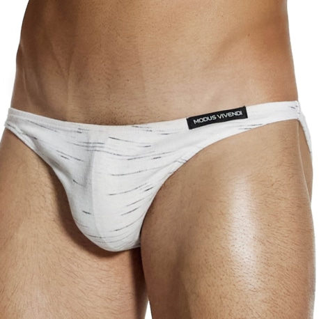 Modus Vivendi Slip Low Cut Upcycle Blanc - Noir