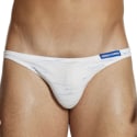 Modus Vivendi Slip Low Cut Upcycle Blanc - Bleu