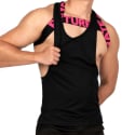 Private Structure Party Troop Harness Tank Top - Black