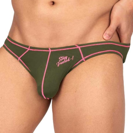 Private Structure PRD Eutopia Bikini Briefs - Olive