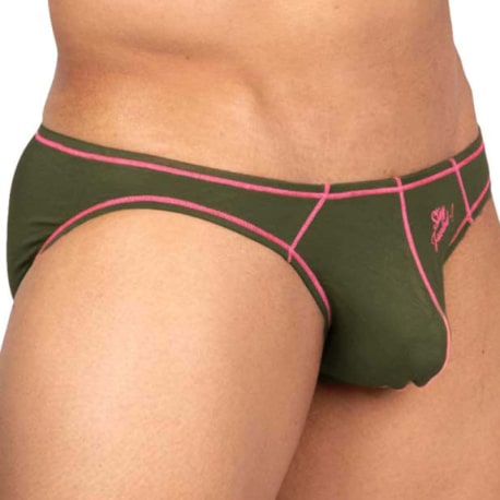 Private Structure PRD Eutopia Bikini Briefs - Olive