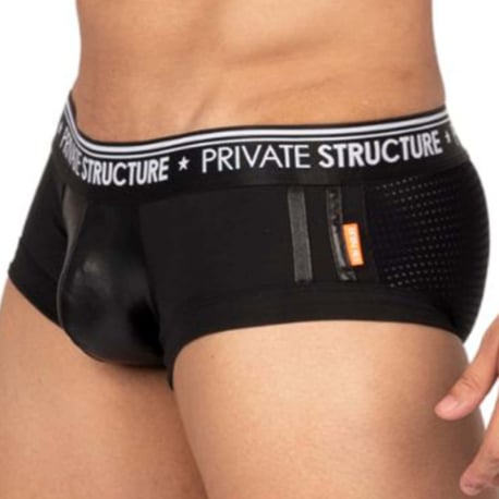 Private Structure Militia Hipster Trunks - Black