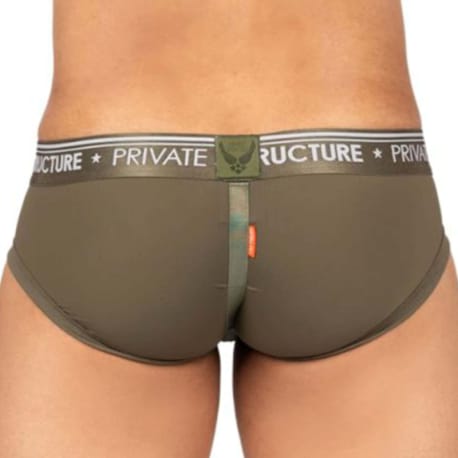 Private Structure Militia Briefs - Khaki