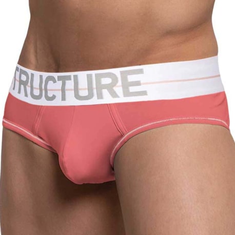 Private Structure MO-Lite Briefs - Brick Red