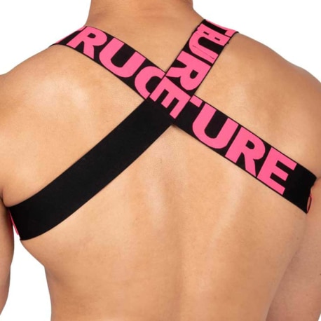 Private Structure Party Troop Harness - Black - Magenta