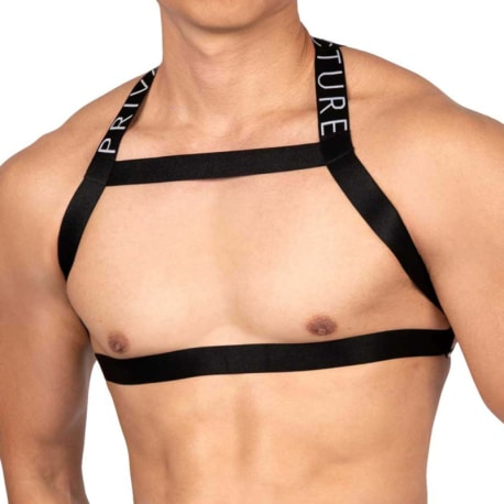 Private Structure Party Harness - Black