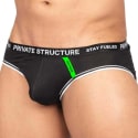 Private Structure Essence Odyssey Briefs - Black