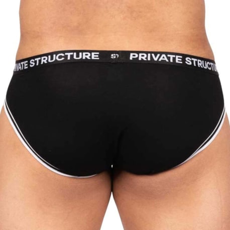 Private Structure Essence Odyssey Briefs - Black