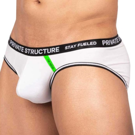 Private Structure Essence Odyssey Briefs - White