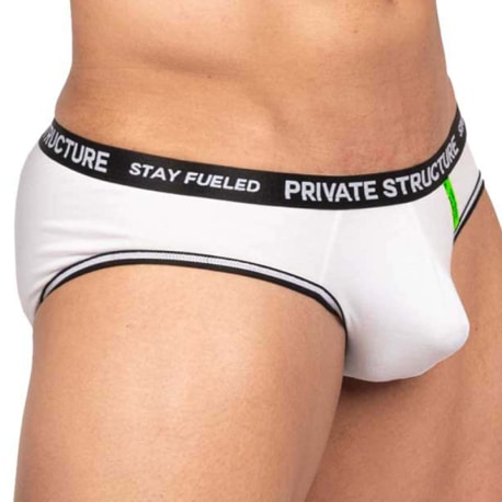 Private Structure Essence Odyssey Briefs - White