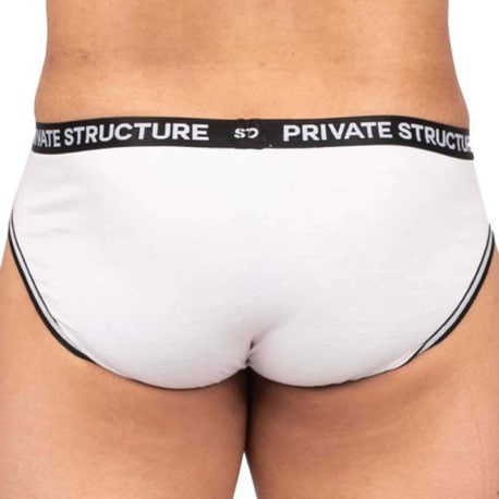 Private Structure Essence Odyssey Briefs - White