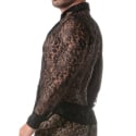 TOF Paris Lace Long Sleeves Shirt - Black