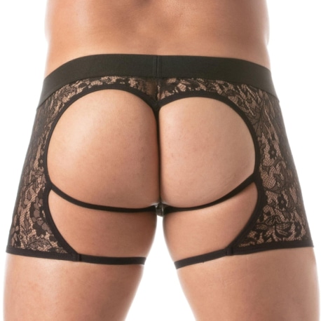 TOF Paris String Chaps en Dentelle Noir