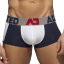 Addicted Trey Cotton Trunks - White - Navy