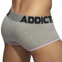 Addicted Trey Cotton Trunks - Grey - Pink