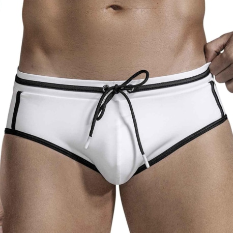 Clever Ideal Swim Briefs - White