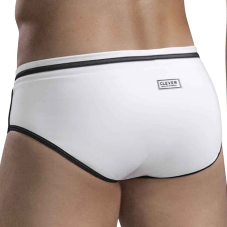 Clever Ideal Swim Briefs - White