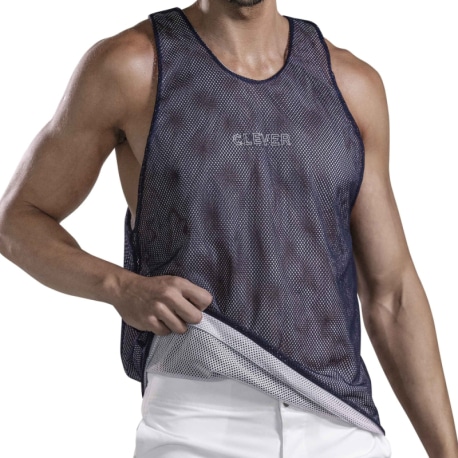 Clever Reversible Tank Top - White - Black