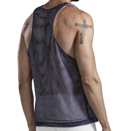 Clever Reversible Tank Top - White - Black