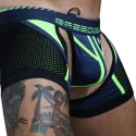 Breedwell Cockpit Chock Jock Boxer - Navy - Neon Green