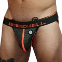 Breedwell Cockpit Jock - Khaki - Neon Orange