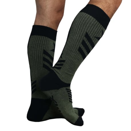 Breedwell Chaussettes Hautes Cockpit Kaki