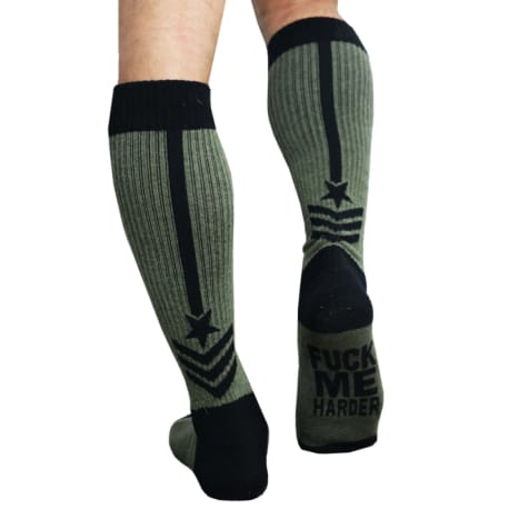 Breedwell Cockpit Knee Socks - Khaki