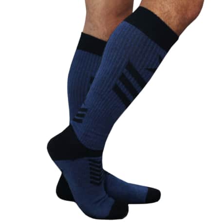 Breedwell Cockpit Knee Socks - Navy